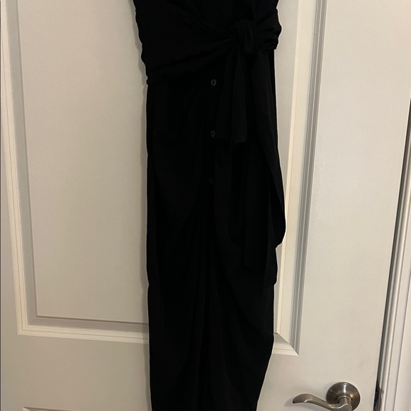 L*Space Elegant Black Midi Dress - Picture 4 of 7